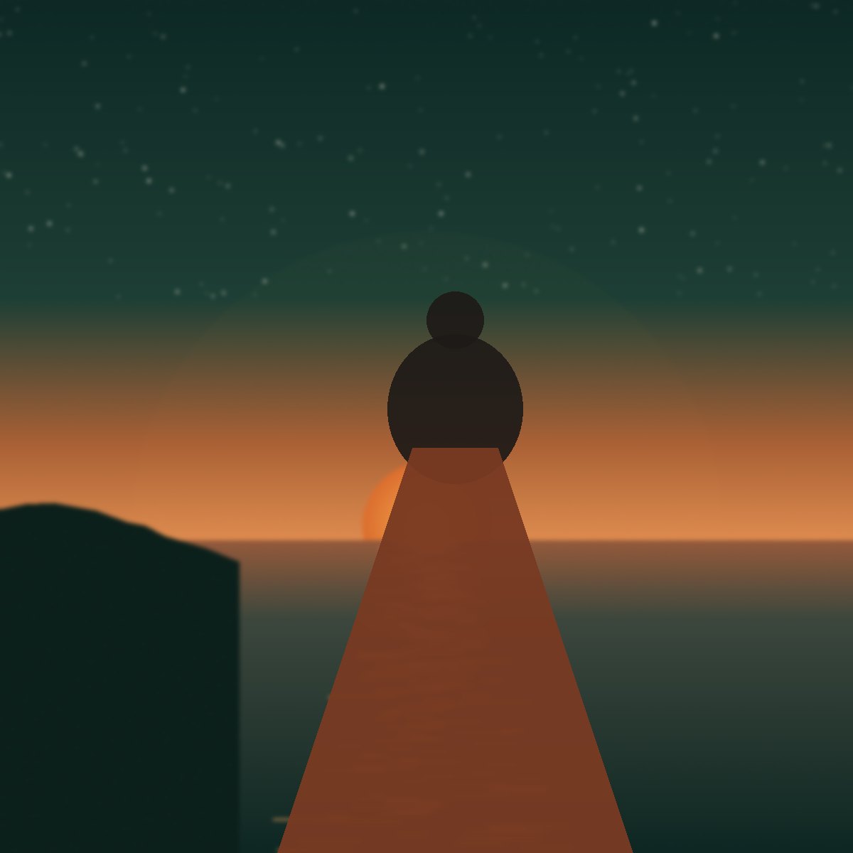 Mujer de espaldas mirando el mar al atardecer